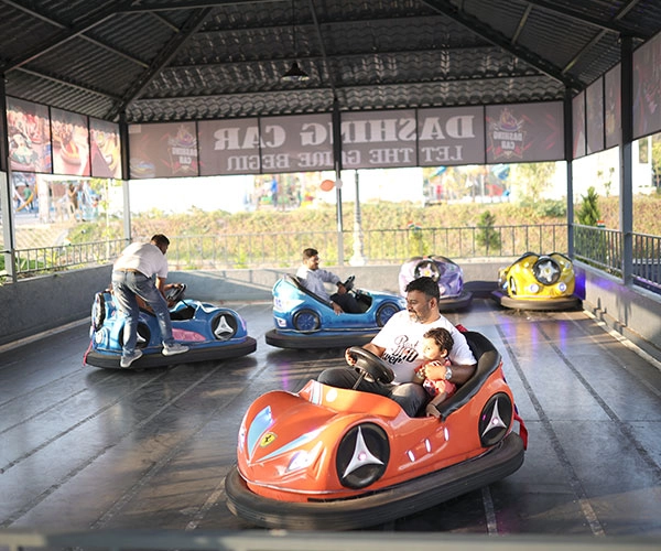 Dashing car activity at Sneh Resort In Pune